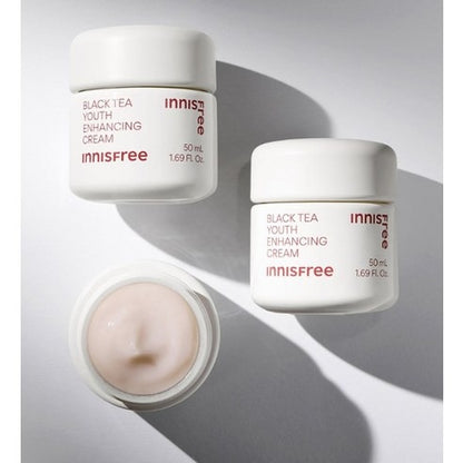 [Innisfree] Black Tea Youth Enhancing Cream with Silky Radiant Finish | 50ml