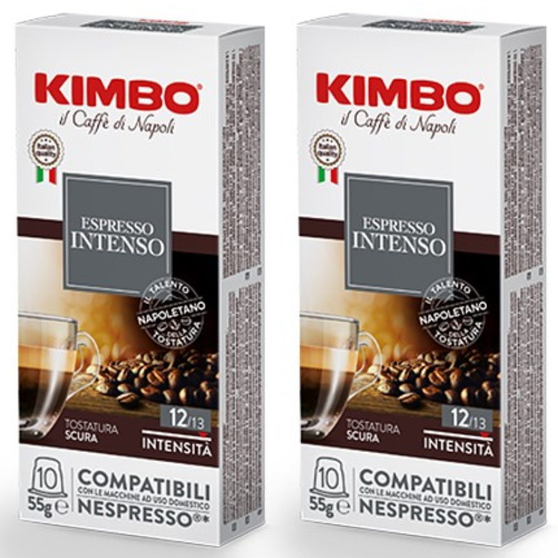 [Kimbo] Nespresso-Compatible Coffee Capsules | Napoli · Barista · Intenso Variety Pack | 2 Packs × 10pcs (5.5g Each)