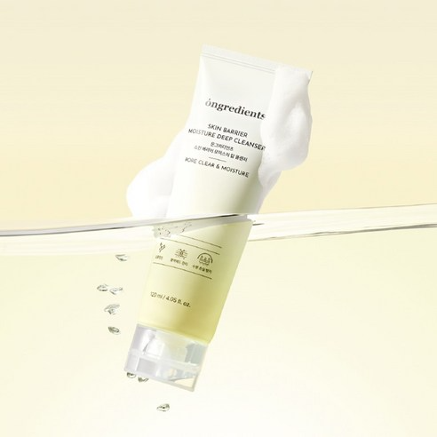 [ongredients] Skin Barrier Moisture Deep Cleanser with Creamy Foam 120 ml