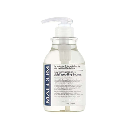 [MALCOM] pH-Balanced Allergy-Free Body Wash Hydrating Clean Finish 520ml (5 Scents)