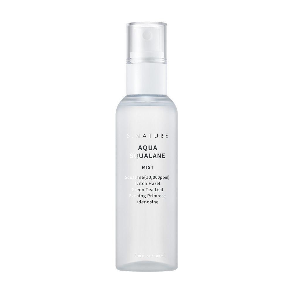 [S.NATURE] Aqua Squalane Facial Mist Lightweight Hydrating Glow Finish 100 ml