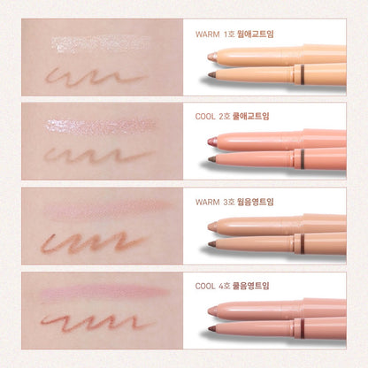 [hince] New Depth Dual Color Stick Soft Blend Eye & Face Multi Stick 4 Colors