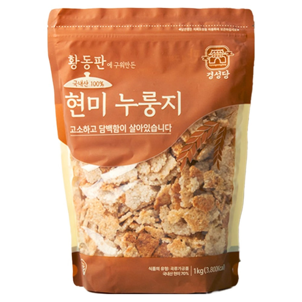 [Gyeongseongdang] Brown Rice Nurungji with Toasted Crunch & Nutty Aroma – 1 kg