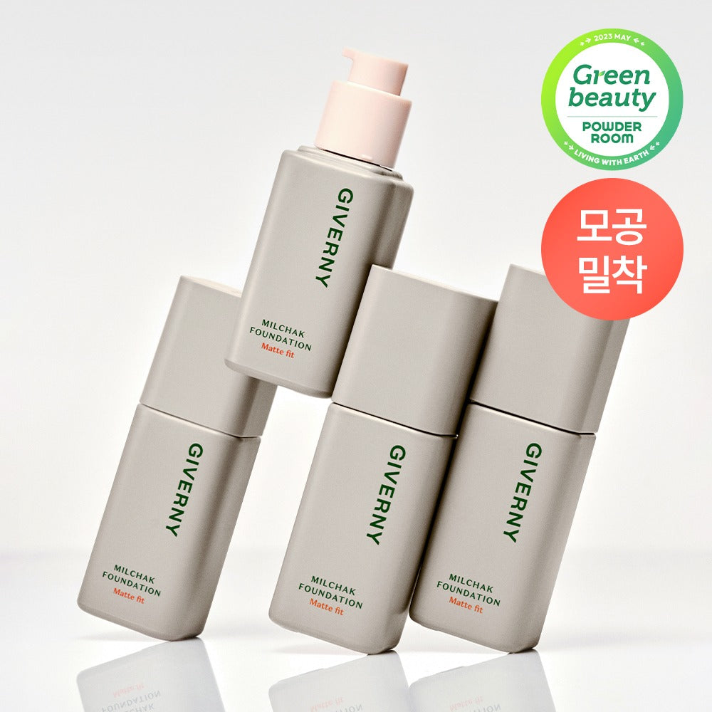 [GIVERNY] Milchak Matte Fit Foundation Soft Matte Finish 30ml