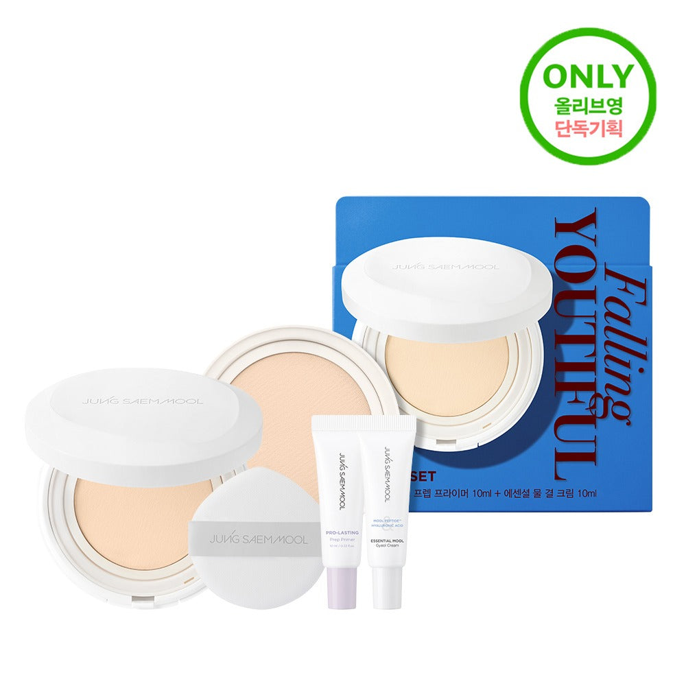 [JUNG SAEMMOOL] Pro-Lasting Cover Fit Mesh Cushion Soft Matte Finish | 1 Cushion / Gift Set