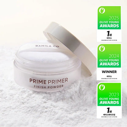 [BANILA CO.] Prime Primer Finish Powder Soft Matte Blur Finish 12g + Brush Set