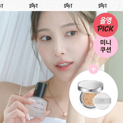 [VDL] Rose PDRN Prep Base Soft Seoul Limited Set (+Mini Cushion/Sticker)