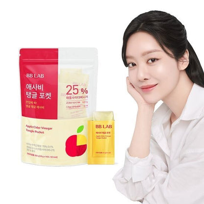 [BB LAB] Apple Cider Vinegar Tangle Pocket Jelly | Sugar-Free Daily Jelly with Crisp Apple Flavor | 20 g × 14 Sticks