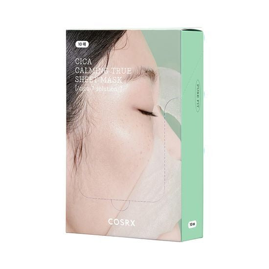 [COSRX] Pure Fit Cica Calming True Sheet Mask | Soothing & Hydrating Facial Mask 10 Sheets