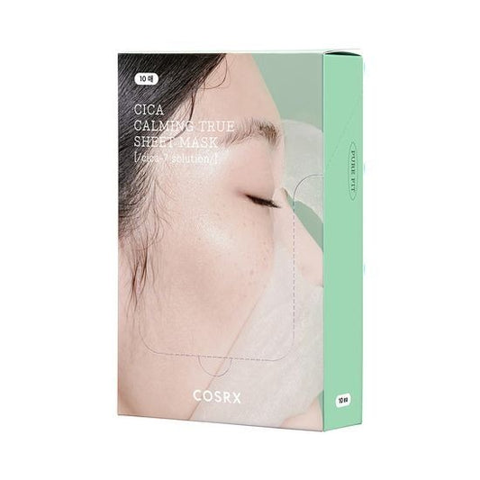 [COSRX] Pure Fit Cica Calming True Sheet Mask | Soothing & Hydrating Facial Mask 10 Sheets