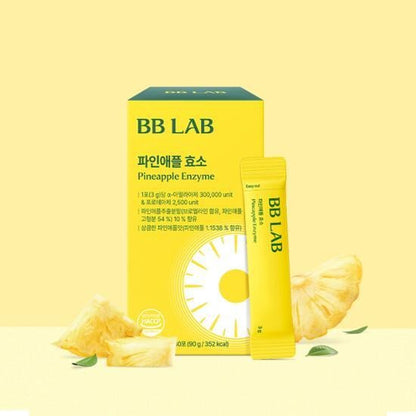 [BB LAB] Pineapple Enzyme | Refreshing Daily Enzyme Powder with Fermented Botanicals | 30 Sticks