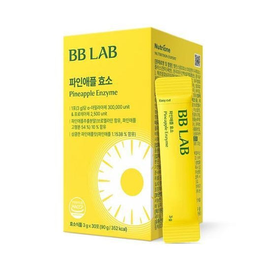 [BB LAB] Pineapple Enzyme | Refreshing Daily Enzyme Powder with Fermented Botanicals | 30 Sticks