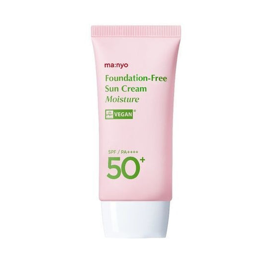[ma:nyo Factory] Foundation-Free Sun Cream Moisture SPF50+ PA++++ | Hydrating Vegan Tone-Up UV Defense 50mL