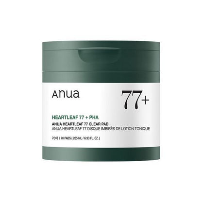 [Anua] Heartleaf 77 Clear Pad + Refreshing Toner Essence Texture 70 Pads by oliveYoung