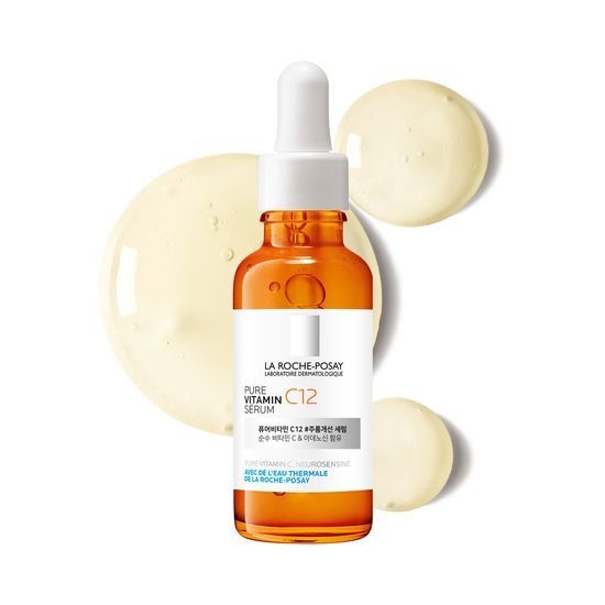 [La Roche-Posay] Pure Vitamin C12 Serum Set | 30ml + Melasyl B3 Serum 3ml×2 | Radiant & Hydrating Skin Care