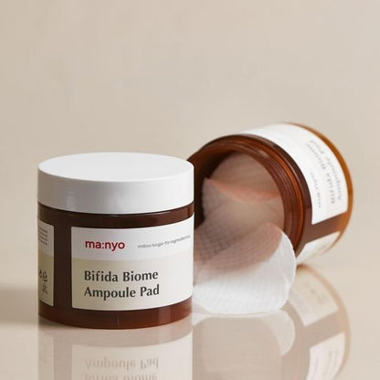 [ma:nyo Factory] Bifida Biome Ampoule Pad | Hydrating & Refreshing Toner Pads | 70 Sheets