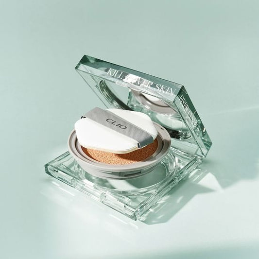 [CLIO] Kill Cover Skin Fixer Cushion – Soft Velvet Texture & Natural-Looking Finish | 15g