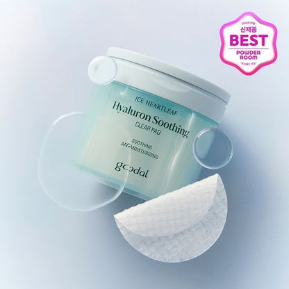 [Goodal] Heartleaf Hyaluron Soothing Clear Pad | Cooling &amp; Hydrating Toner Pads 70ea + 10ea (Exclusive Set)