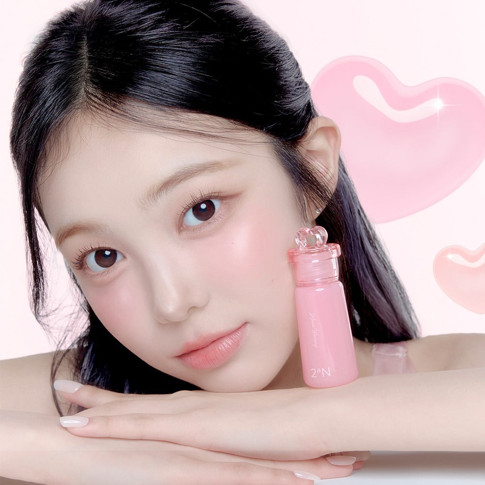 [2aN] Heart Wearing Liquid Cheek Soft Glow Finish 9 Colors (Single/Set)