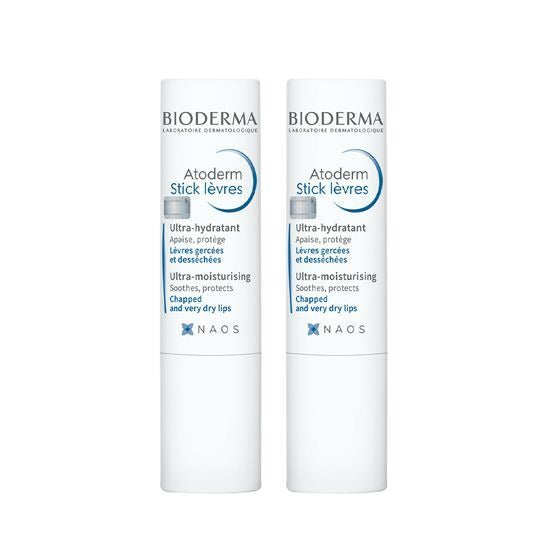 [BIODERMA] Moisture Lip Balm with Smooth Creamy Texture – 1+1 Duo Set