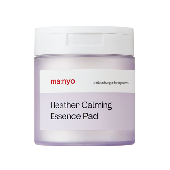 [ma:nyo Factory] Heather Calming Essence Pad | Soothing & Hydrating Toner Pads | 60 Pads