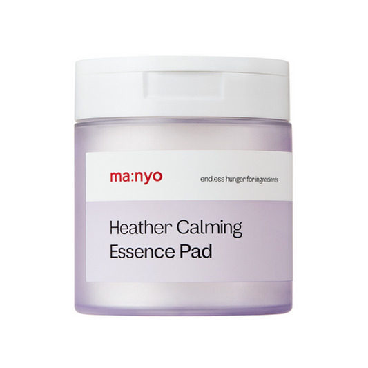 [ma:nyo Factory] Heather Calming Essence Pad | Soothing & Hydrating Toner Pads | 60 Pads