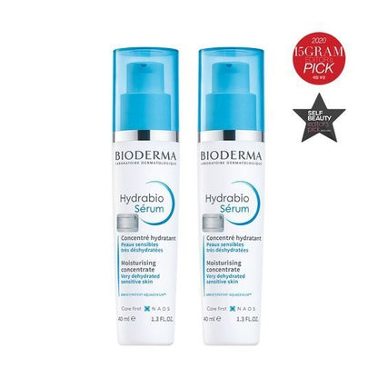 [BIODERMA] Hydrabio Serum - Lightweight Hydrating Concentrate for Radiant Skin | 40ml x 2