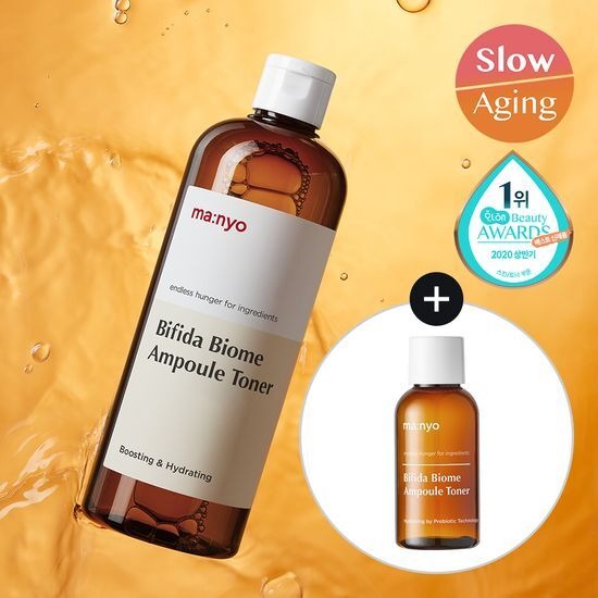 [ma:nyo Factory] Bifida Biome Ampoule Toner | Hydrating & Balancing Care | 400ml + 100ml Set | GlowLab