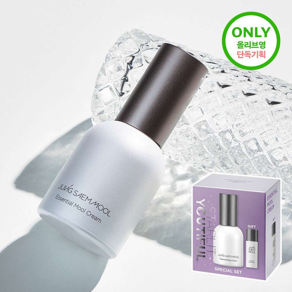 [JUNG SAEMMOOL] Essential Water Cream Lightweight Fresh Finish Set 30ml / 50ml (+8ml Mini) by Olive Young
