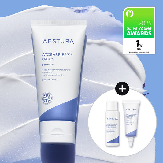 [AESTURA] Atobarrier 365 Cream Moisturizing Comfort Cream Set 80 ml + Mini Trio