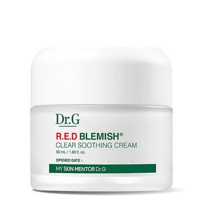 [Dr.G] Red Blemish Clear Soothing Cream | Intensive Hydration & Sensitive Skin Relief | 50ml x2 + 10ml x2