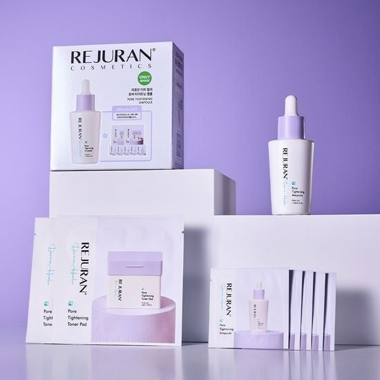 [REJURAN] Derma Healer Pore Tightening Ampoule – Lightweight Hydrating Serum 30 mL Limited Set (+ Mini Ampoules & Toner Pads)