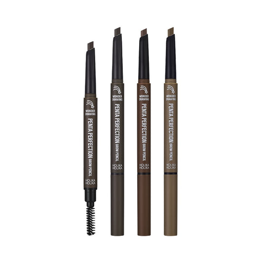 [Holika Holika] Brow Pencil with Soft Powdery Finish – Penta Perfection 1pc