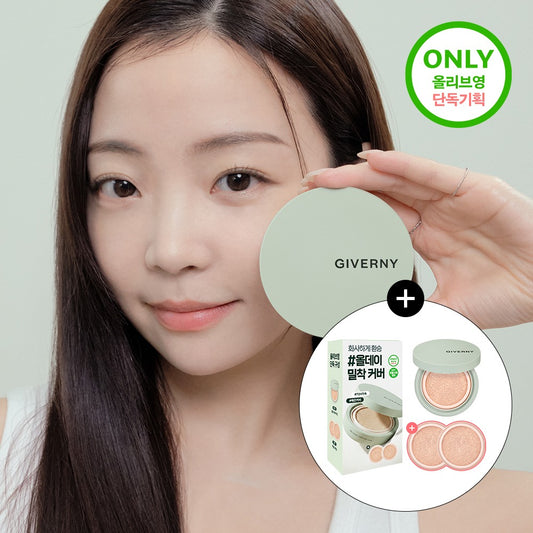 [GIVERNY] Milchak Cover Cushion Semi-Matte Radiant Finish 12g + 2 Refills