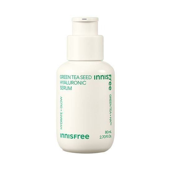 [Innisfree] Green Tea Seed Hyaluronic Moisture Serum Fresh Hydrating Finish 80ml + 25ml Set
