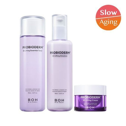 [BIOHEAL BOH] Probioderm 3D Lifting Skin Care Duo Set | Essential Toner 150mL + Emulsion 150mL