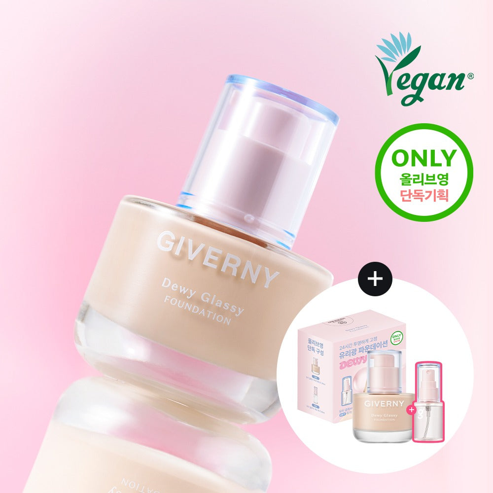 [GIVERNY] Dewy Glassy Foundation Radiant Glow Finish 30ml