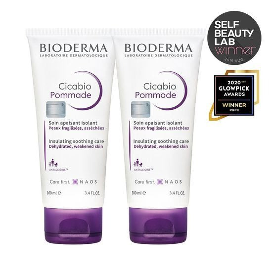 [BIODERMA] Rich Moisture Balm with Soft Creamy Texture – Cicabio Pommade 100ml Double Set