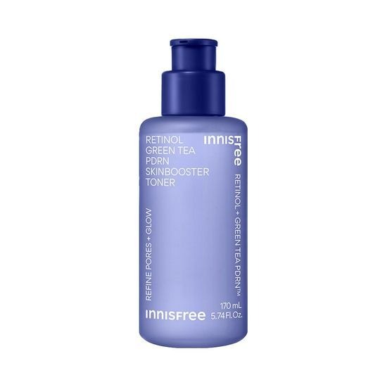 [Innisfree] Retinol Green Tea PDRN Skin Booster Toner – Soft Radiant Glow 170ml (+50ml)