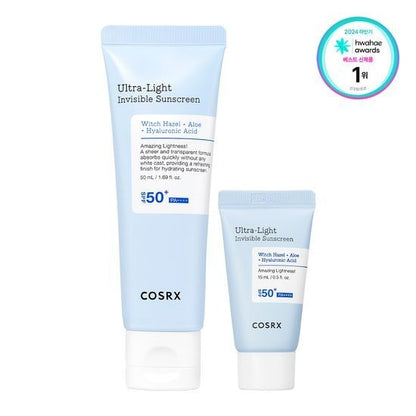 [COSRX] Ultra-Light Invisible Sun Serum SPF50+ PA++++ | 50ml + 15ml Set