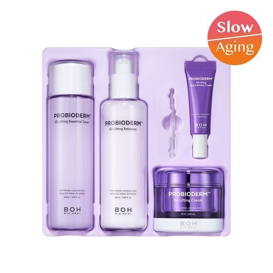 [BIOHEAL BOH] Probioderm 3D Lifting Skincare Set – Soft Hydrating 3-Step Ritual for Smooth, Supple Skin | 3-Piece Set