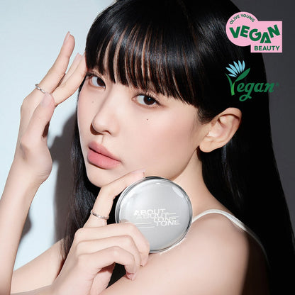 [ABOUT TONE] Skin Layer Fit Cushion Soft-Blur Matte Finish 13g (Single / Spatula Set)