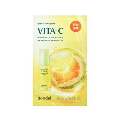 [Goodal] Green Tangerine Vita-C Serum Mask Alpha | 9+1 Sheets | Radiant & Hydrating Facial Mask | GlowLab