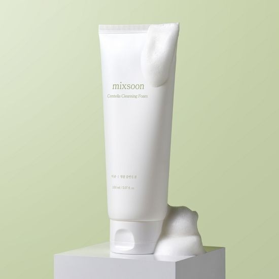 [mixsoon] Centella Cleansing Foam 150ml | Gentle Hydrating Vegan Cleanser