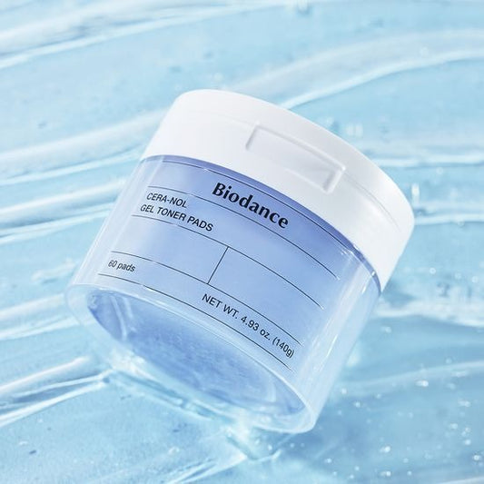 [BIODANCE] Hydro Cera-nol Gel Toner Pads – Cooling & Moisture Balance Care | 60P + 4P Set