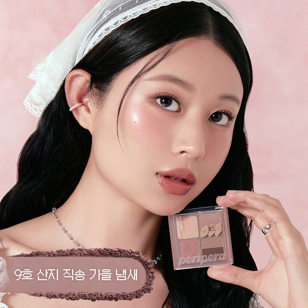 [Peripera] Eyeshadow Palette with Soft Radiant Finish – 6-Color Set