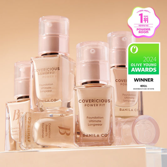 [BANILA CO.] Covericious Power Fit Foundation Mini Soft Semi-Matte Finish 14ml