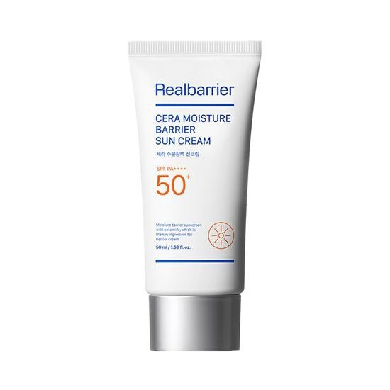 [Real Barrier] Cera Moisture Barrier Sun Cream SPF50+ PA++++ | Hydrating & Skin Barrier Care | 50ml x2