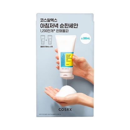 [COSRX] Low pH Good Morning Gel Cleanser | Gentle Daily Facial Cleanser 150ml (1+1 Double Set)