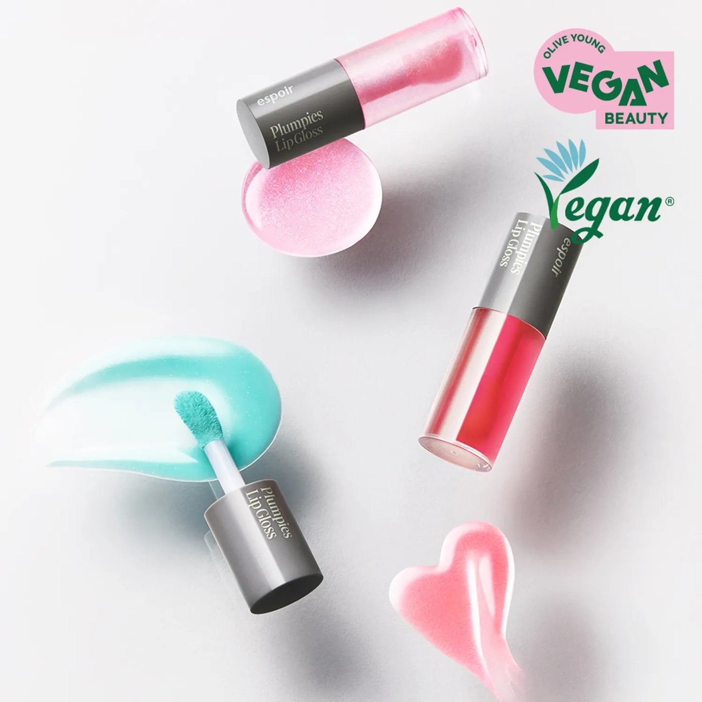 [espoir] Plumpies Lip Gloss – Vegan 3D Shine with Cooling Volume Finish 5g